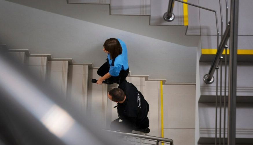 slip resistant stairs