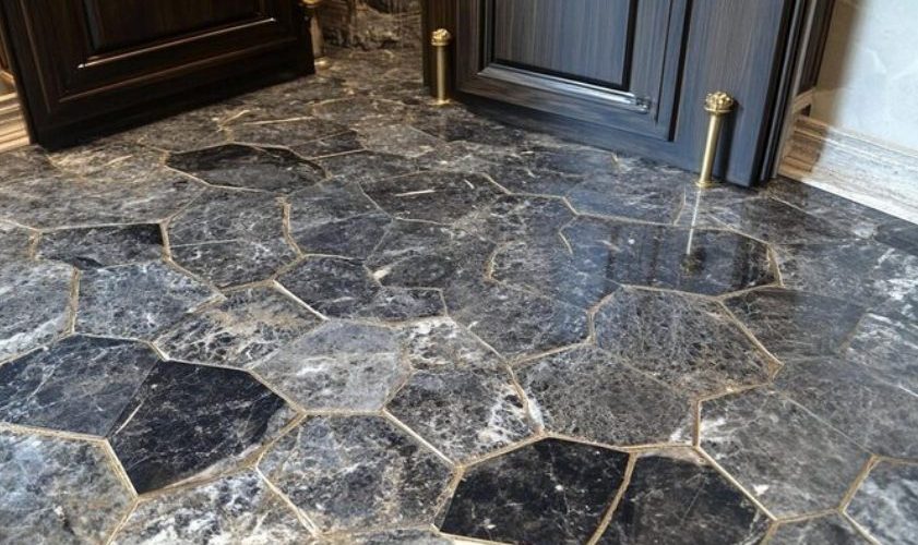 non slip marble floor tiles