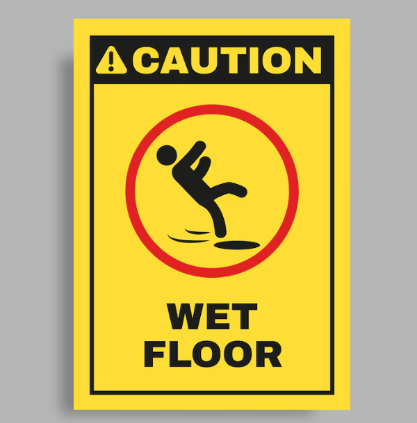 floor slippery after mopping